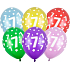 Ditipo Latex Luftballons aufblasbar Metall Mix von Farben Nr. 7 30 cm 6 Stück