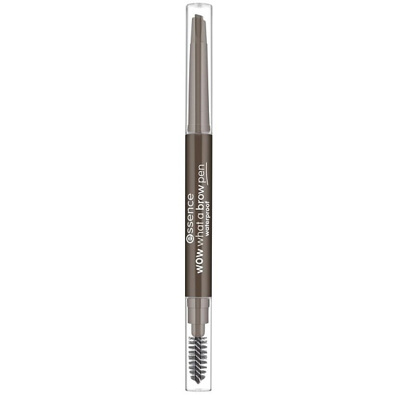 Essence Wow What a Brow wasserfeste Augenbrauenstift mit Bürstchen 03 Dunkelbraun 0,2 g