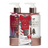 Grace Cole Christmas Candy & Vanilla Handcreme 300 ml + flüssige Handseife 300 ml, Kosmetikset für Frauen