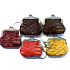 Brieftasche mit Clip 7 x 7 cm verschiedene Farben