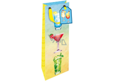Nekupto Papier Geschenktüte für Flasche 12,5 x 32,5 x 8 cm Getränke