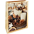 Nekupto Geschenkpapier Tasche 32,5 x 26 x 13 cm Weihnachtskerzen