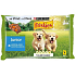 Purina Friskies Junior Huhn mit Karotten im Saft Alleinfuttermittel für Hunde Kapsel 4 x 100 g