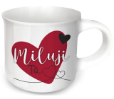 Nekupto Mini Geschenkglas mit Widmung Ich liebe dich 100 ml