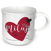 Nekupto Mini Geschenkglas mit Widmung Ich liebe dich 100 ml