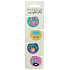Albi Magnetische Mini-Ordner Niedliche Icons, Durchmesser 3 cm 4 Stück