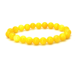 Aventurin gelb Armband elastisch Naturstein, Kugel 8 mm / 16-17 cm, Glücksstein