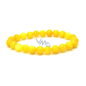 Aventurin gelb Armband elastisch Naturstein, Kugel 8 mm / 16-17 cm, Glücksstein