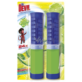 Dr. Devil Lime Twister 3in1 Point Block WC Punktblock Duopack 2 x 75 ml
