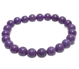 Fosfosiderit náramek elastický přírodní kámen, kulička 8 mm / 16 - 17cm, kámen klidu a stability