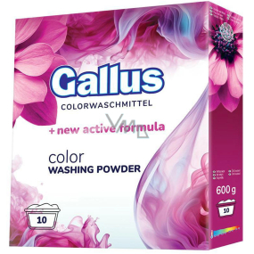 Gallus Color prací prášek na barevné prádlo 10 dávek 600 g Gallus Color prací prášek na barevné prádlo 10 dávek 600 g