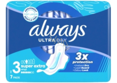 Always Ultra Super Extra Night Damenbinden mit Flügeln, 7 Stk