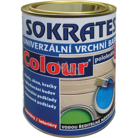 Sokrates Colour pololesk universelle Deckfarbe für Holz und Metall, 0530 hellgrün, 0,7 kg Sokrates Colour pololesk universelle Deckfarbe für Holz und Metall, 0530 hellgrün, 0,7 kg