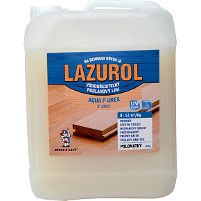 Lazurol Aqua P UREX V1301 seidenmatt widerstandsfähiger Holzlack farblos, 5 kg