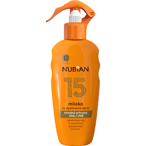 Nubian OF 15 Sonnenmilch Spray, 200 ml