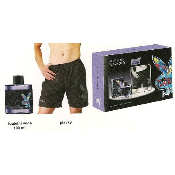 Playboy New York Eau de Toilette 100 ml + Badeanzug, Geschenkset