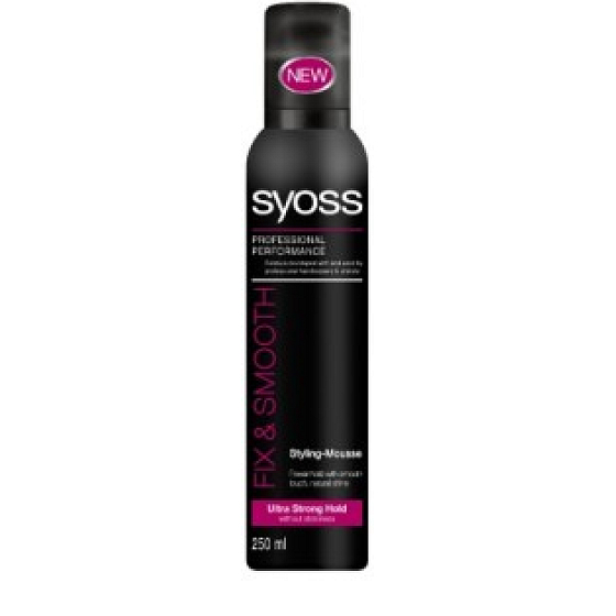 Syoss Fix & Smooth stark fixierender und glättender Schaumhärter 250 ml