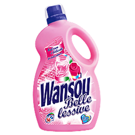 Wansou Belle Lessive Balsam & Delicate Flüssigwaschmittel 3 l