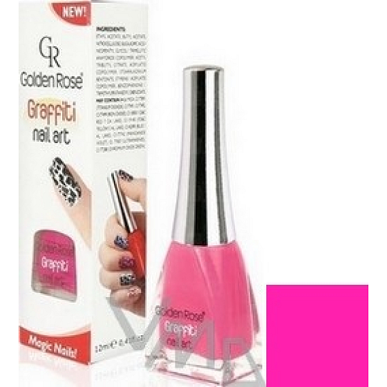 Golden Rose Graffiti Nail Art knisternder Nagellack Schatten 18 12 ml