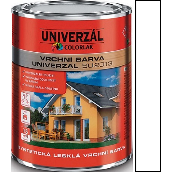 Colorlak Universal SU2013 synthetisch glänzender Decklack Weiß matt 0,6 l