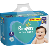 Pampers Active Baby Giant Pack 3 Midi 6-10 kg Windelhöschen 90 Stück