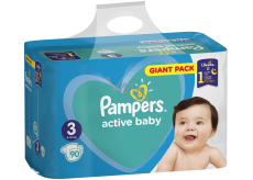 Pampers Active Baby Giant Pack 3 Midi 6-10 kg Windelhöschen 90 Stück