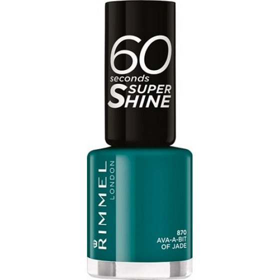 Rimmel London 60 Sekunden Super Shine Nagellack Nagellack 870 Ava-a-Bit Jade 8 ml