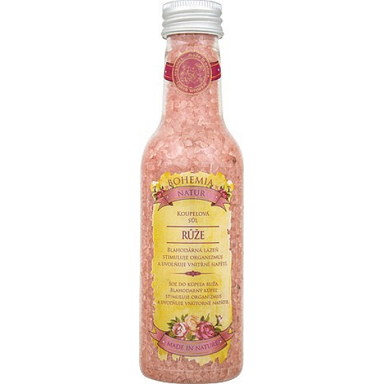 Böhmen Geschenke Rosarium mit Hagebuttenextrakten und Rosenblüten Badesalz 260 g
