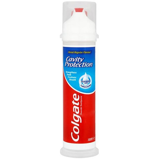Colgate Cavity Protection Zahnpasta mit Pumpe 100 ml