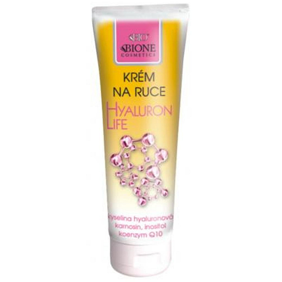 Bione Cosmetics Hyaluron Life mit Hyaluronsäure Handcreme für alle Hauttypen 100 ml