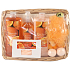Raphael Rosalee Cosmetics Orange Duschgel 430 ml + Körperlotion 430 ml + Körperspray 180 ml + Salz 100 g + aromatische Bäder 2 x 30 g + Waschlappen + Korb, Kosmetikset