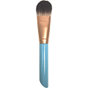 Kosmetikpinsel für Make-up mit Griffen in verschiedenen Farben, 15,5 cm