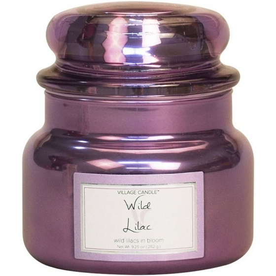 Village Candle Wild Lilac Duftkerze im Glas 2 Dochte 262 g