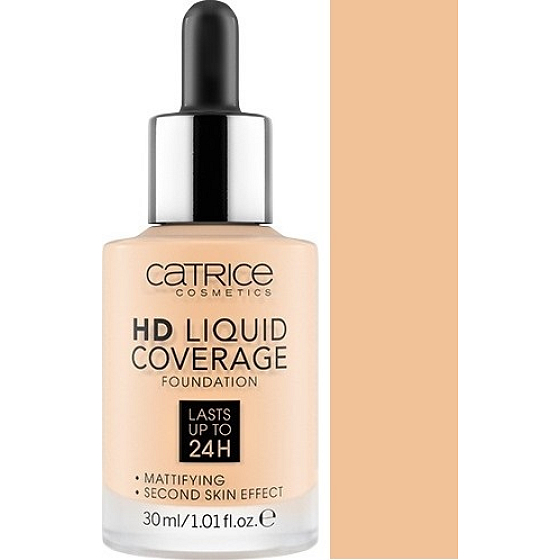 Catrice HD Liquid Coverage Foundation Make-up 002 Porzellan beige 30 ml
