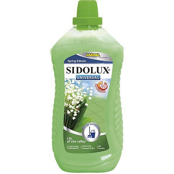 Sidolux Universal Soda Maiglöckchen Reinigungsmittel für alle abwaschbaren Oberflächen und Böden mit einzigartiger Soda Power Formel 1l