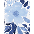 Albi Diary 2021 wöchentlich Blaue Blüten 17 x 12,5 x 1,2 cm