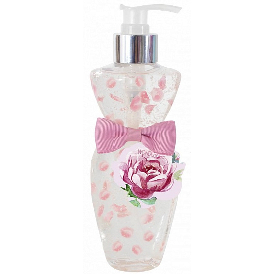 My Rose mit Blütenblättern Flüssigseifenspender 300 ml