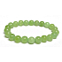 Olivin / Peridot Armband elastischer Naturstein, Kugel 8 mm / 16 - 17 cm, Stein schützt die menschliche Aura