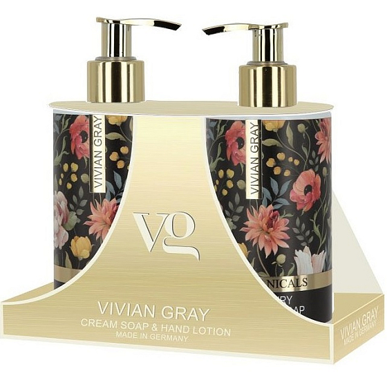 Vivian Gray Botanicals Luxus-Flüssigseife 250 ml + Luxus-Handlotion 250 ml, Kosmetikset für Frauen