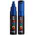 Posca Universal-Acrylmarker mit breiter, geschnittener Spitze 8 mm Blau PC-8K
