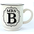 Albi Keramikteller mit Aufschrift Mrs B 320 ml