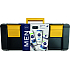 Nivea Men Sensitive beruhigende Hautcreme 50 ml + Sensitive Aftershave 100 ml + Sensitive Rasiergel 200 ml + Sensitive Duschgel 250 ml + Black & White Invisible Fresh Antitranspirant Roll-on 50 ml + Werkzeugkoffer, Kosmetikset für Männer