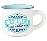 Albi Espressotasse - Meine Mutter hat ein Herz aus Gold 45 ml