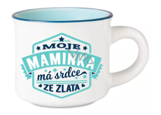 Albi Espressotasse - Meine Mutter hat ein Herz aus Gold 45 ml