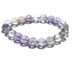 Ametrin Armband elastisch Naturstein, Kugel 8 - 9 mm / 16 - 17 cm, Energieverstärker
