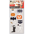 Tätowierungsaufkleber Halloween Skelett 6 x 10 cm