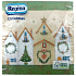 Regina Papier-Servietten 1-lagig 33 x 33 cm 20 Stück Grün - Beige 4 x Häuschen