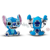 Charm Sterlingové stříbro 925 Disney Lilo a Stitch, korálek na náramek film