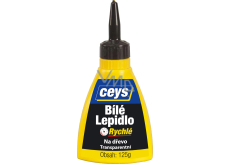 Ceys rychlé bílé lepidlo na dřevo pro ruční práce, 125 g