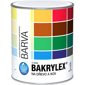 Bakrylex Universal matt V2066 Farbe für Holz und Metall 0230 kastanienbraun, 700 g